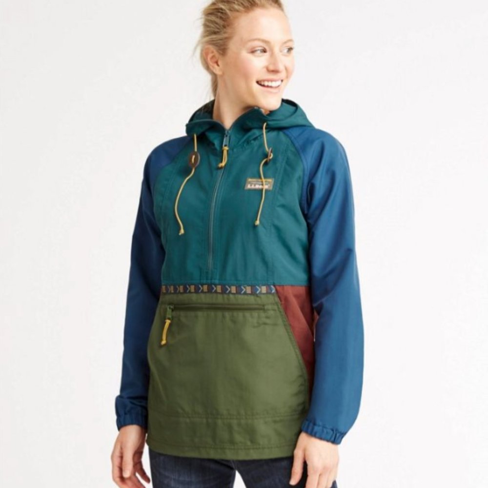 L.L. Bean Women's Mountain Classic Anorak, Multi-Color